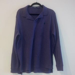 Polo by Ralph Lauren Long Sleeve Shirt Man Purple 2XL